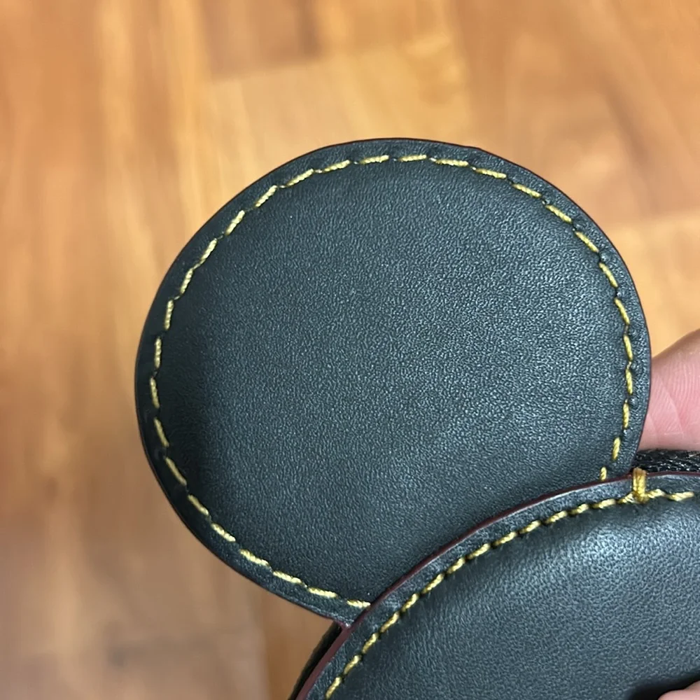 Authentic Coach Black Mickey Mouse Coin Purse
